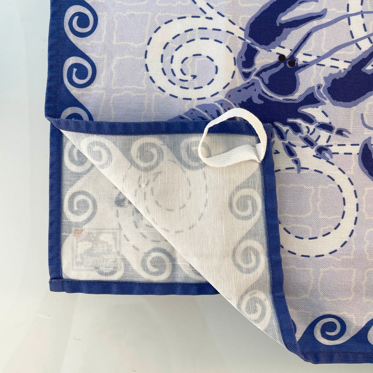 Big Blue Octopus Tea Towel