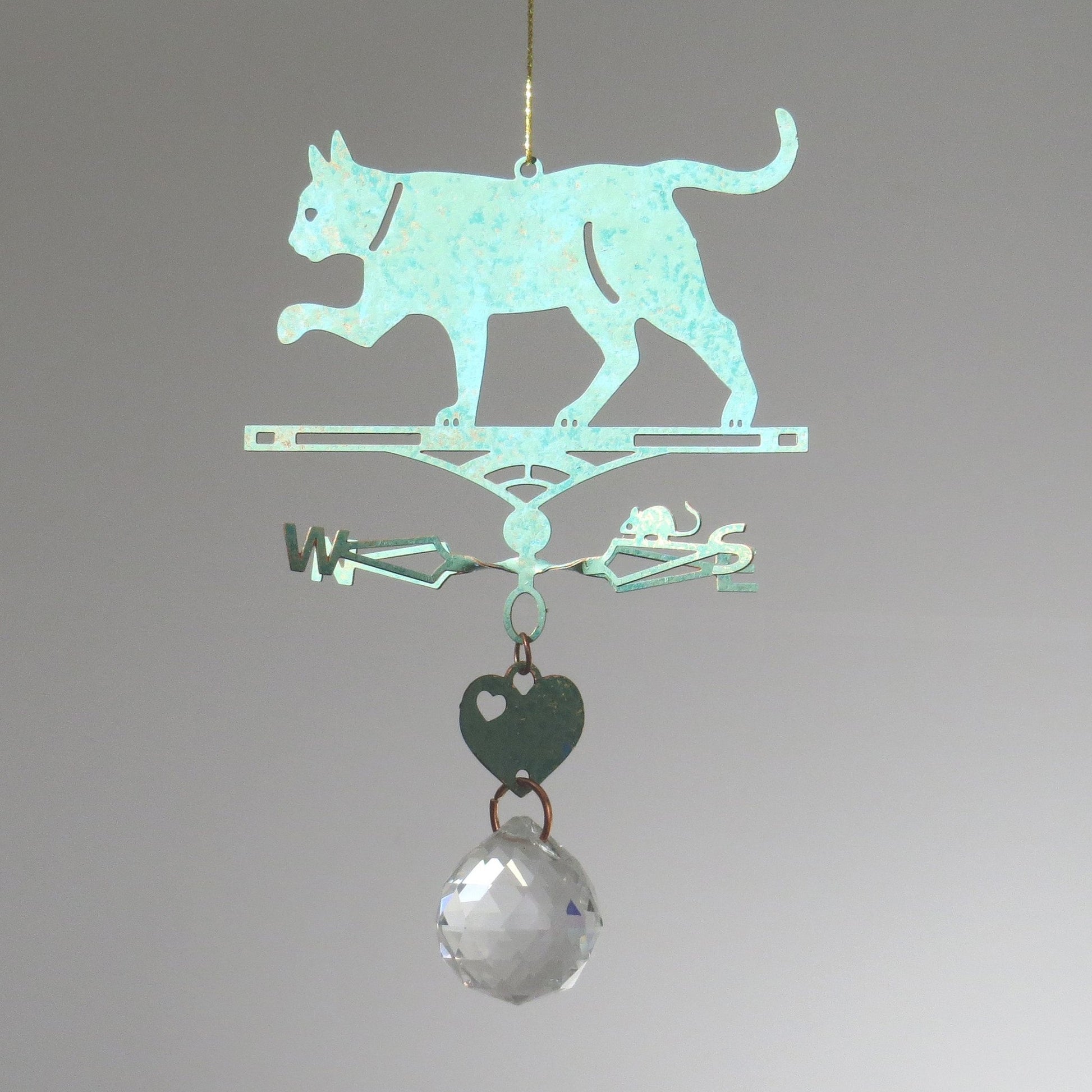 Suncatcher Cat Theme Weathervane - Wild Bunch Studio