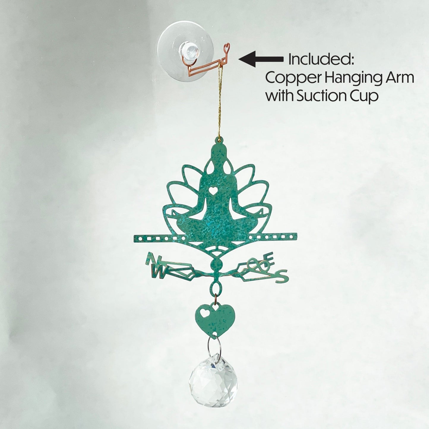 Suncatcher Yoga Themed Weathervane - Wild Bunch Studio