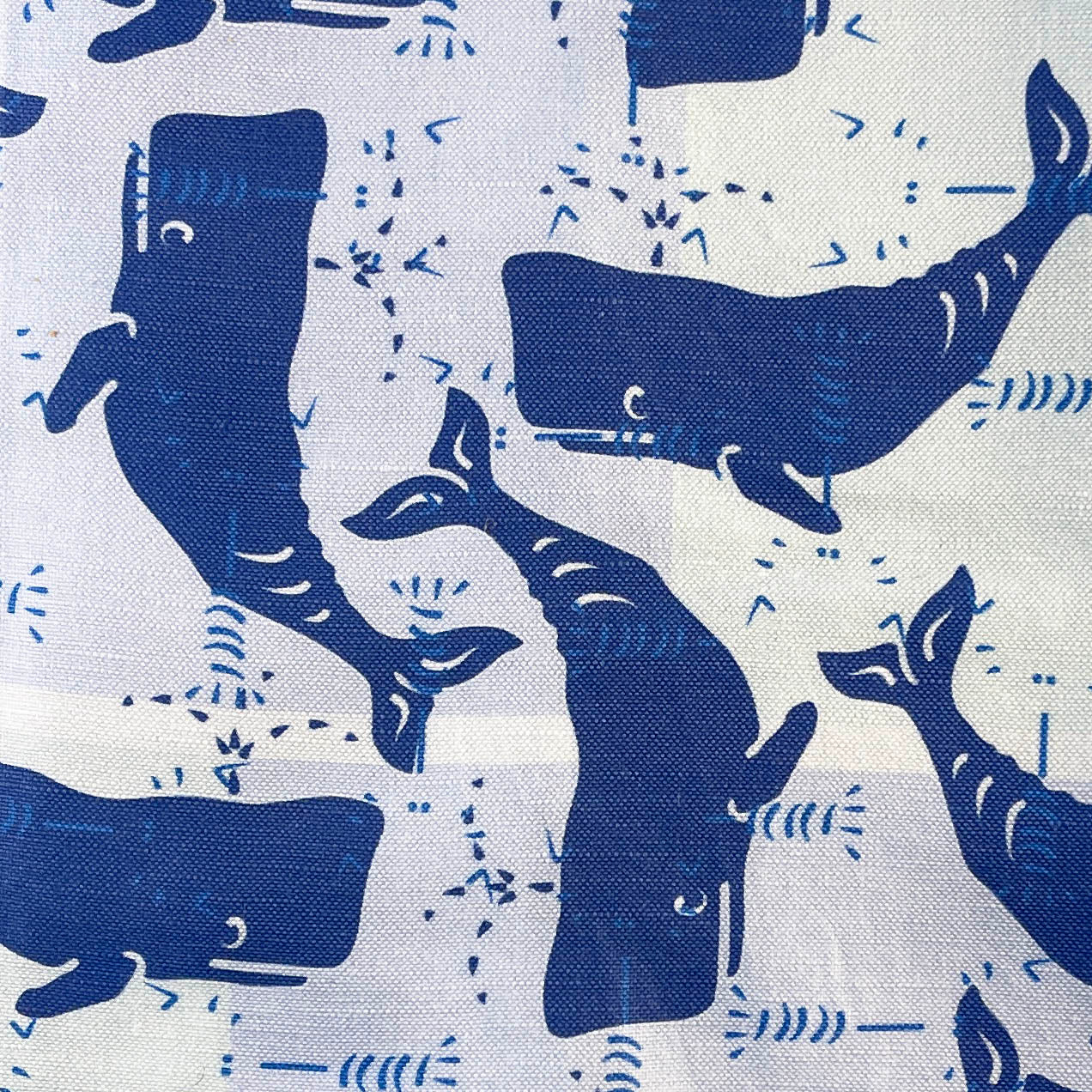Whale Blocks - Tea | Kitchen Towel
