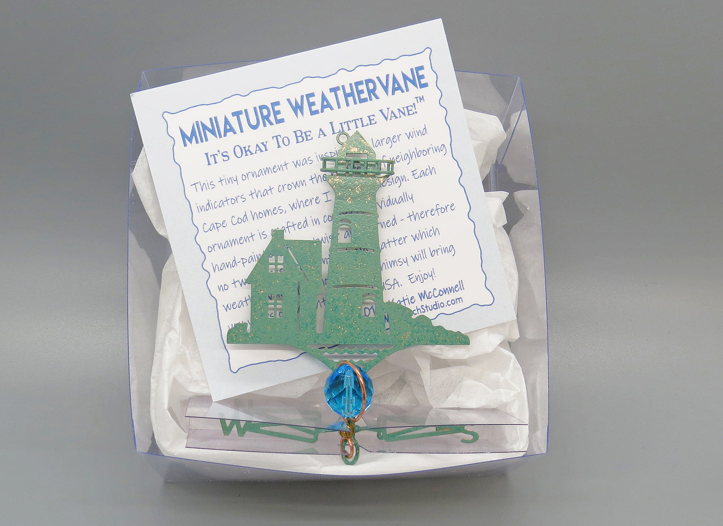 Lighthouse Theme Ornament - Weathervane