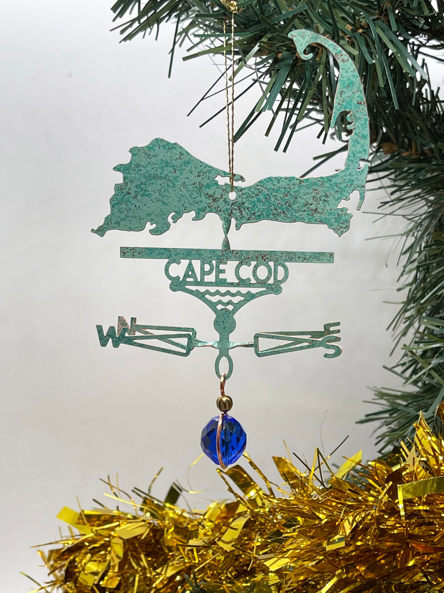 Cape Cod Silhouette Weathervane Ornament