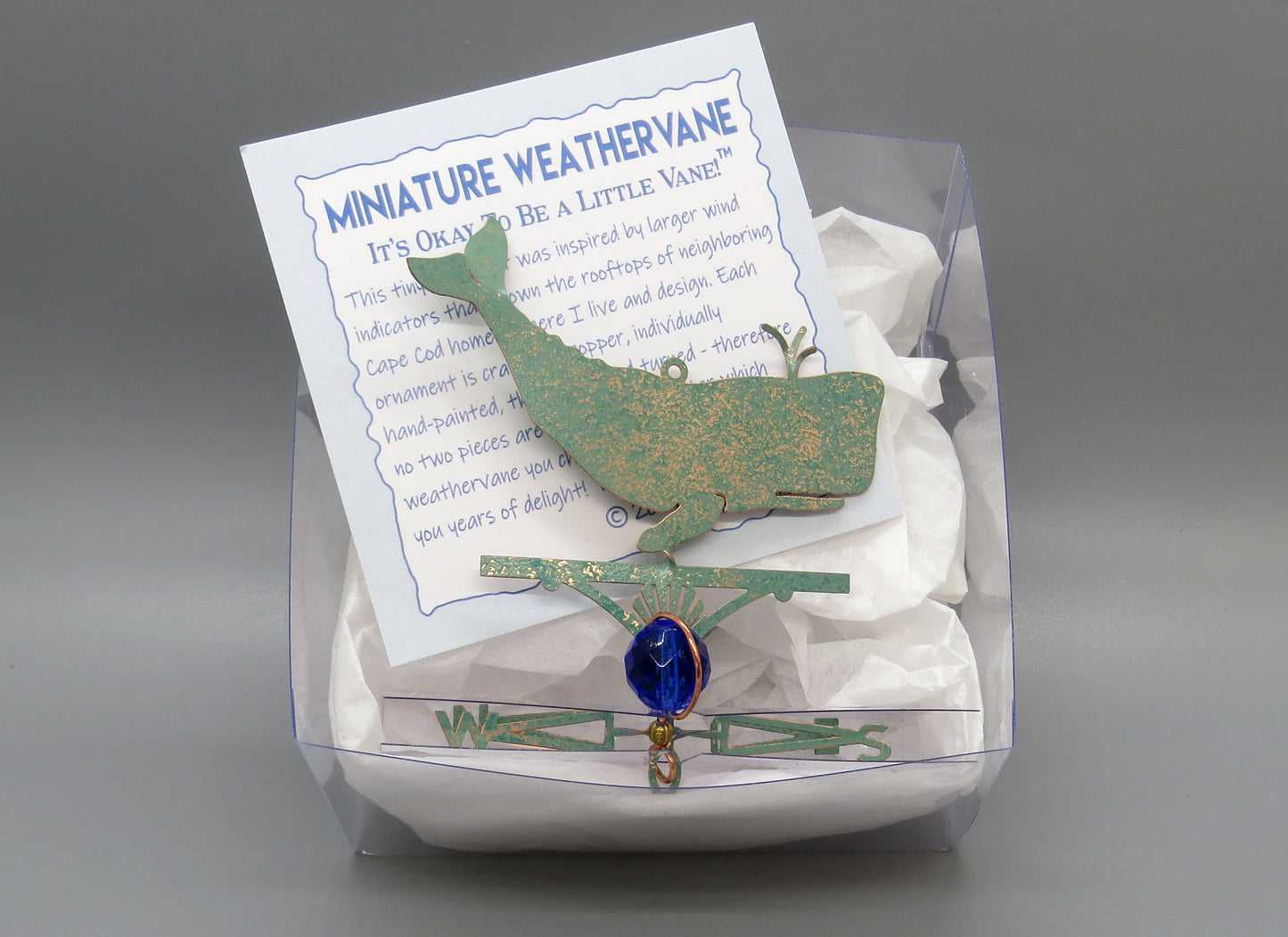 Whale Theme Ornament - Weathervane