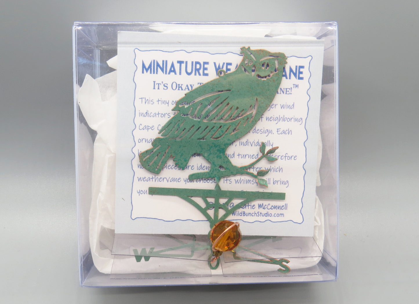 Owl Theme Ornament - Weathervane