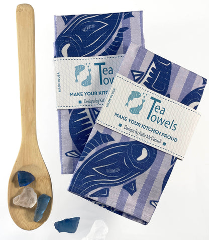 Blue Fish Tea | Kitchen Towel