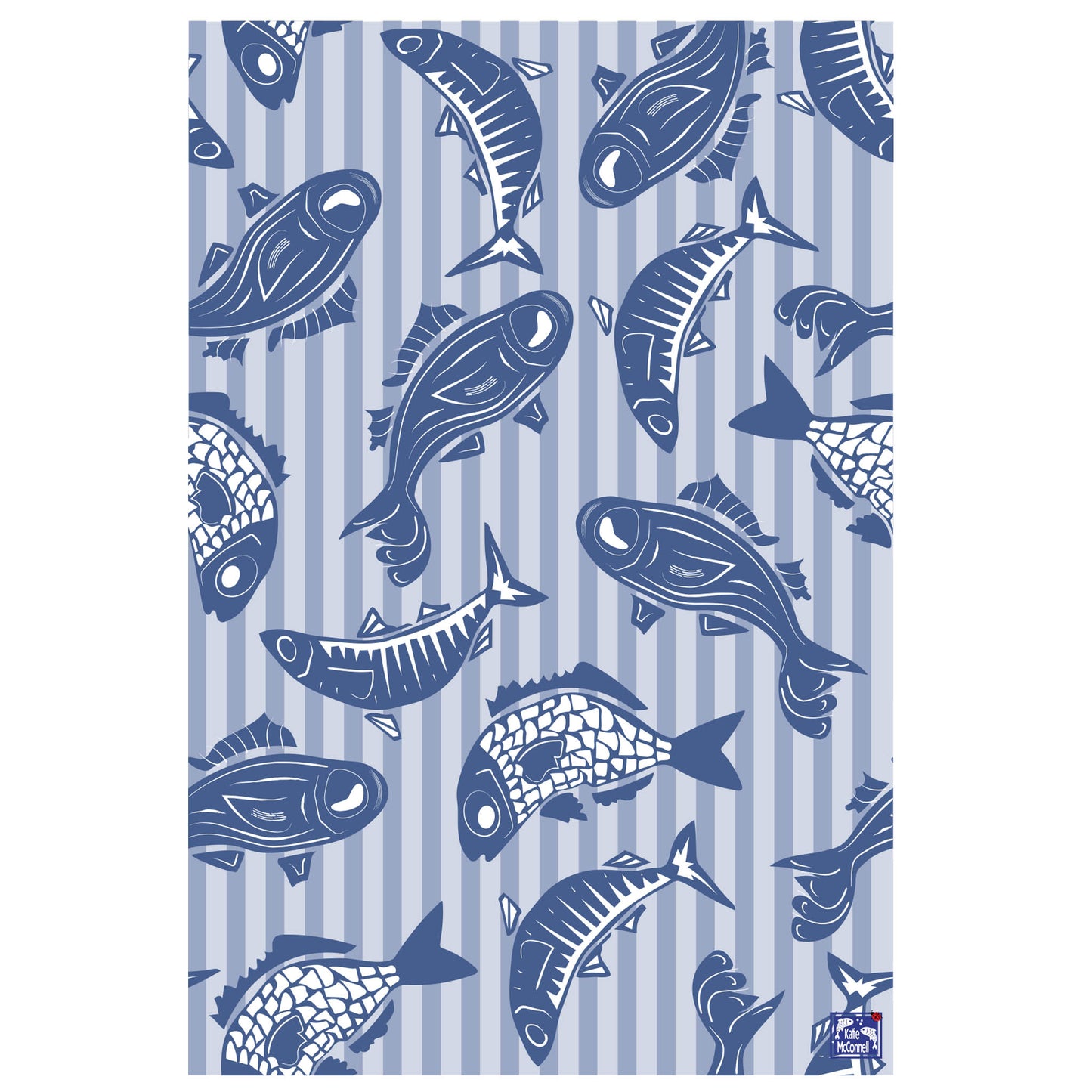 Blue Fish Tea | Kitchen Towel