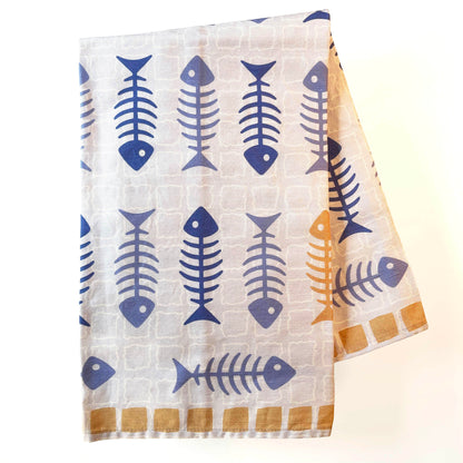 Bone Fish Tea Towel