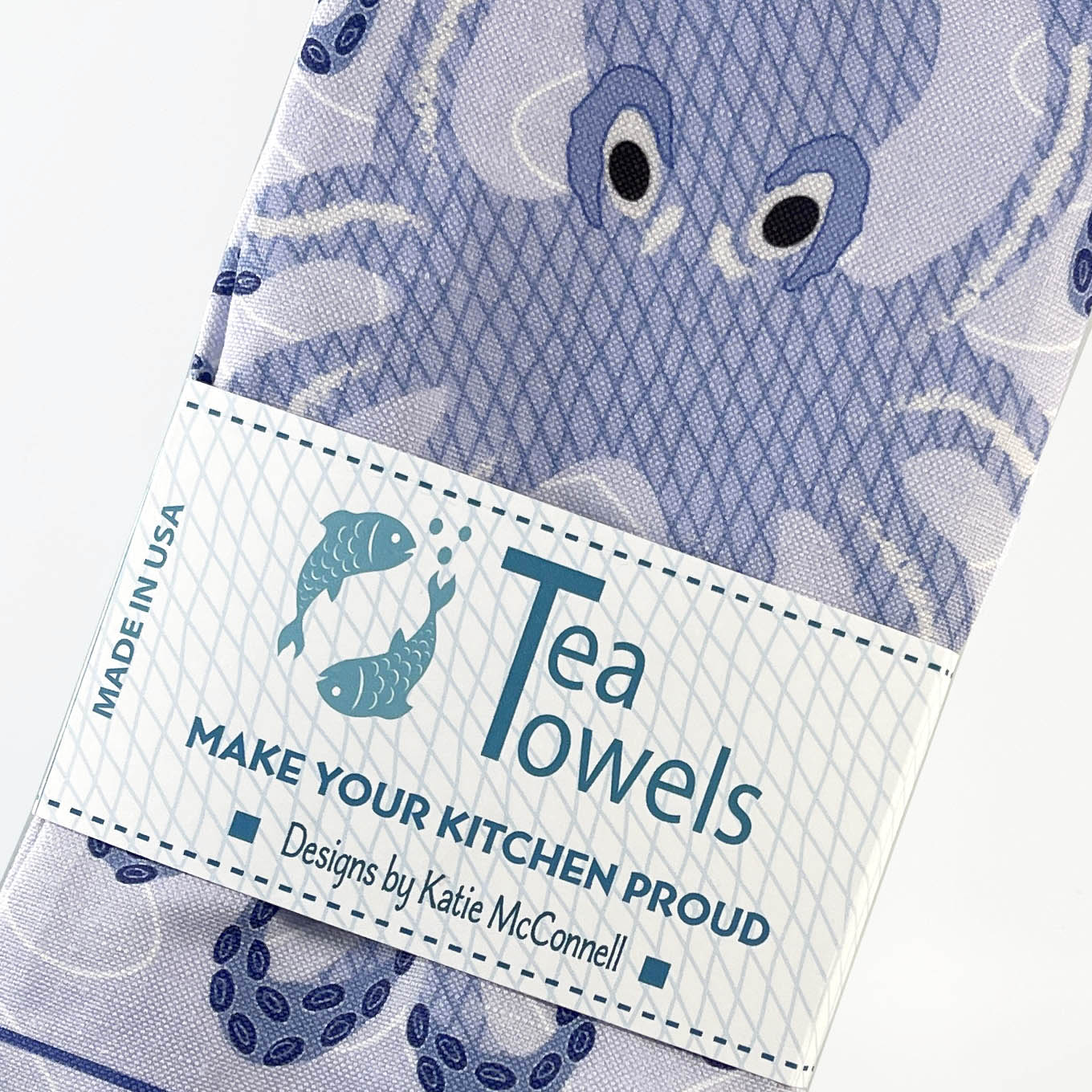 Mighty Octopus Tea Towel
