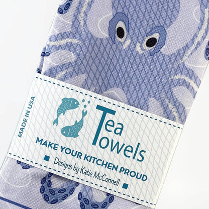 Mighty Octopus Tea Towel