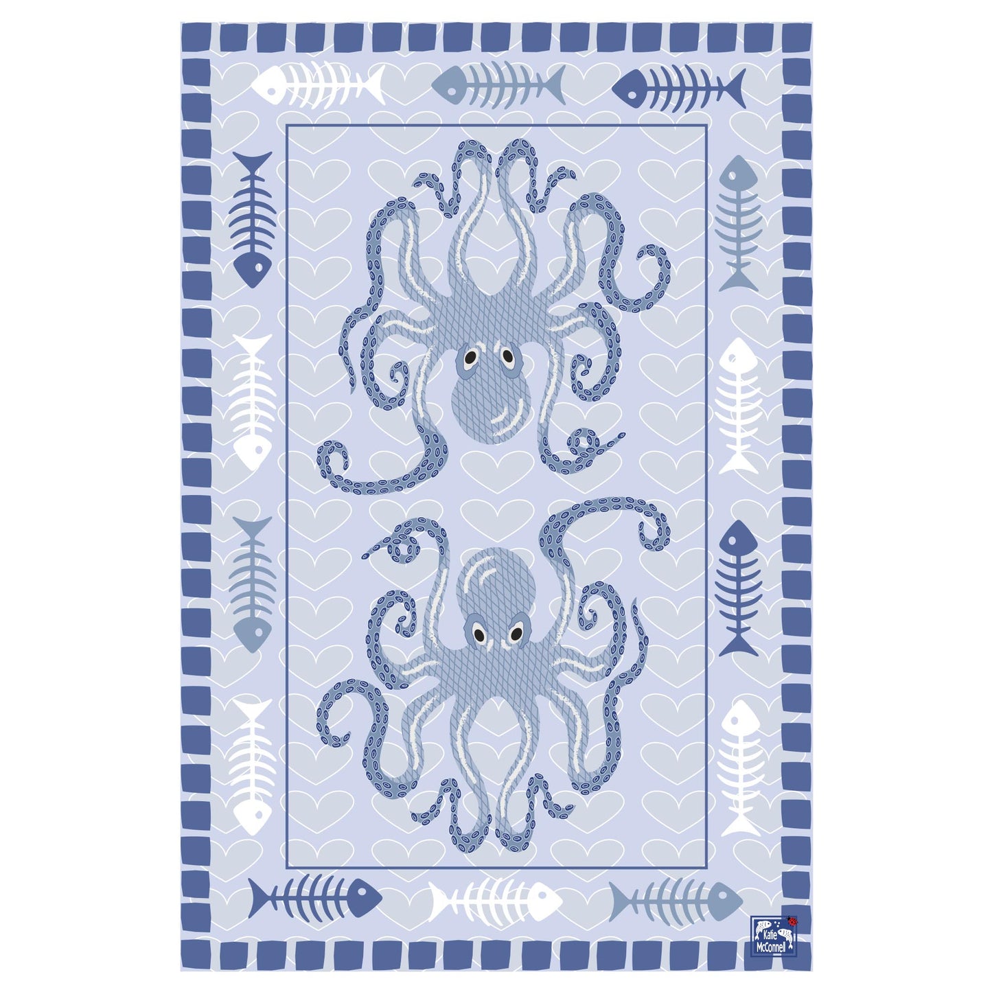 Mighty Octopus Tea Towel