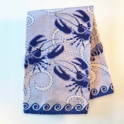 Big Blue Octopus Tea Towel