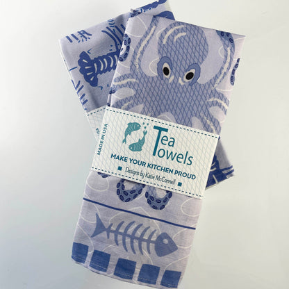Mighty Octopus Tea Towel