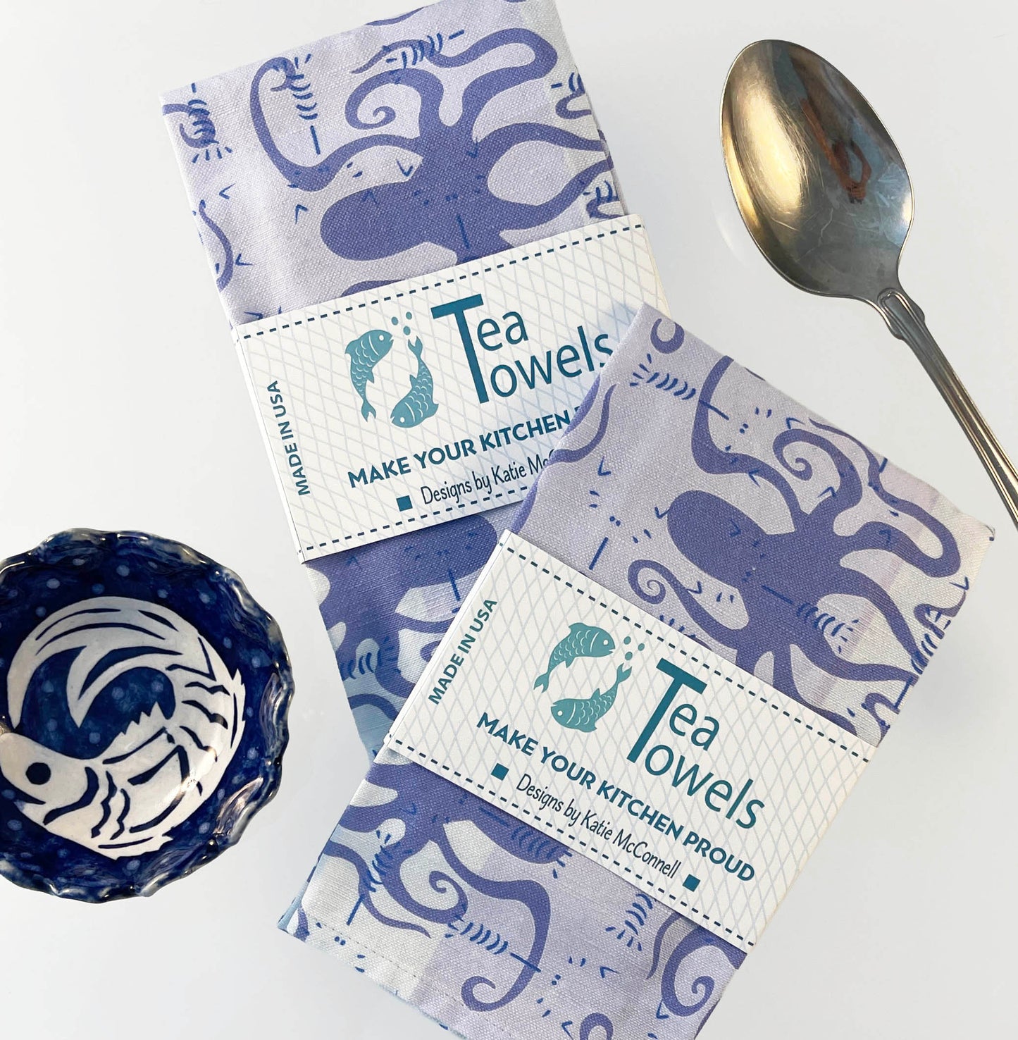 Octopus Blocks Tea | Kitchen Towel