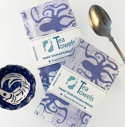 Octopus Blocks Tea | Kitchen Towel