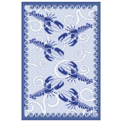 Big Blue Octopus Tea Towel - Wild Bunch Studio