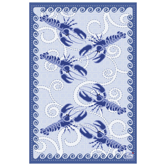 Big Blue Octopus Tea Towel - Wild Bunch Studio
