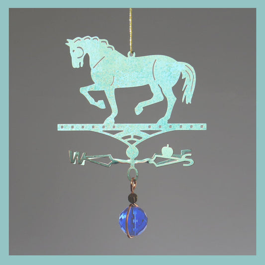 Horse Theme - Miniature Copper Weathervane - Wild Bunch Studio