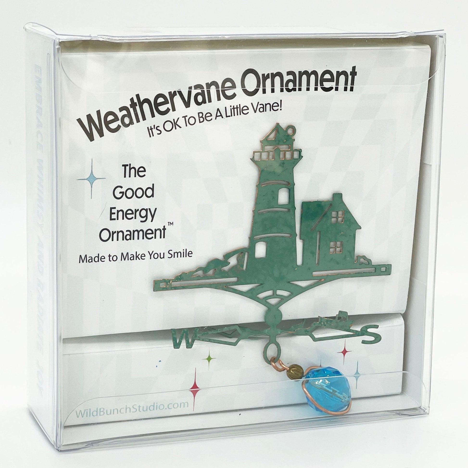 Lighthouse Coastal Theme - Miniature Copper Weathervane - Wild Bunch Studio
