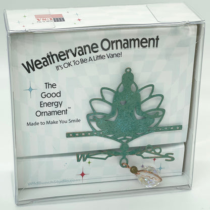 Nameste Yoga Theme - Miniature Copper Weathervane - Wild Bunch Studio