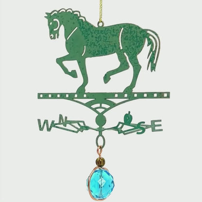Horse Weathervane | Miniature Copper Ornament Gift