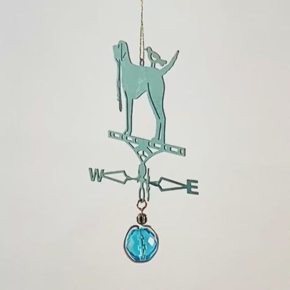 Dog Weathervane | Miniature Copper Ornament Gift