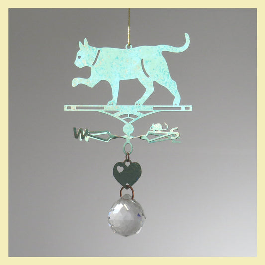Suncatcher Cat Theme Weathervane - Wild Bunch Studio