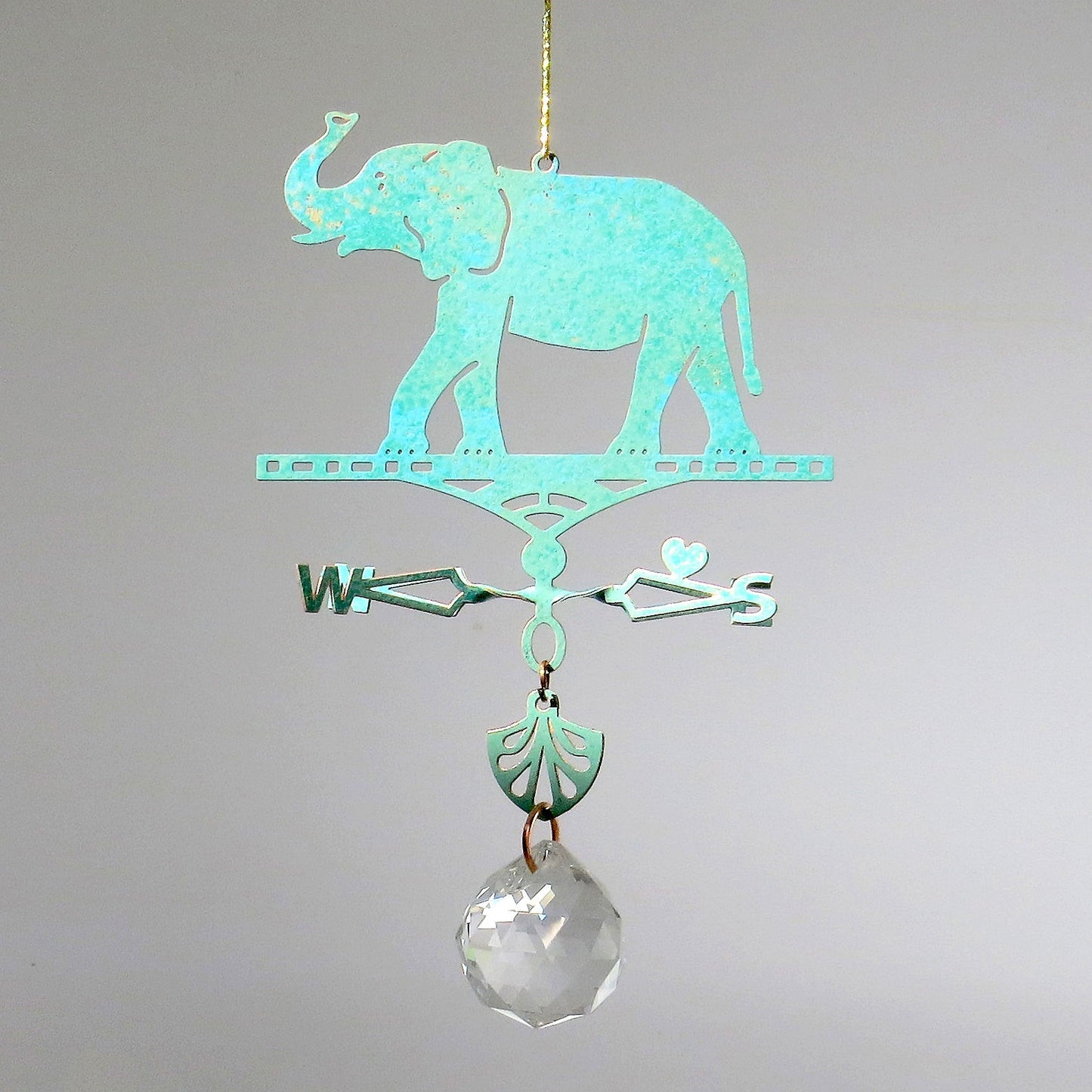 Suncatcher Elephant Themed Weathervane - Wild Bunch Studio