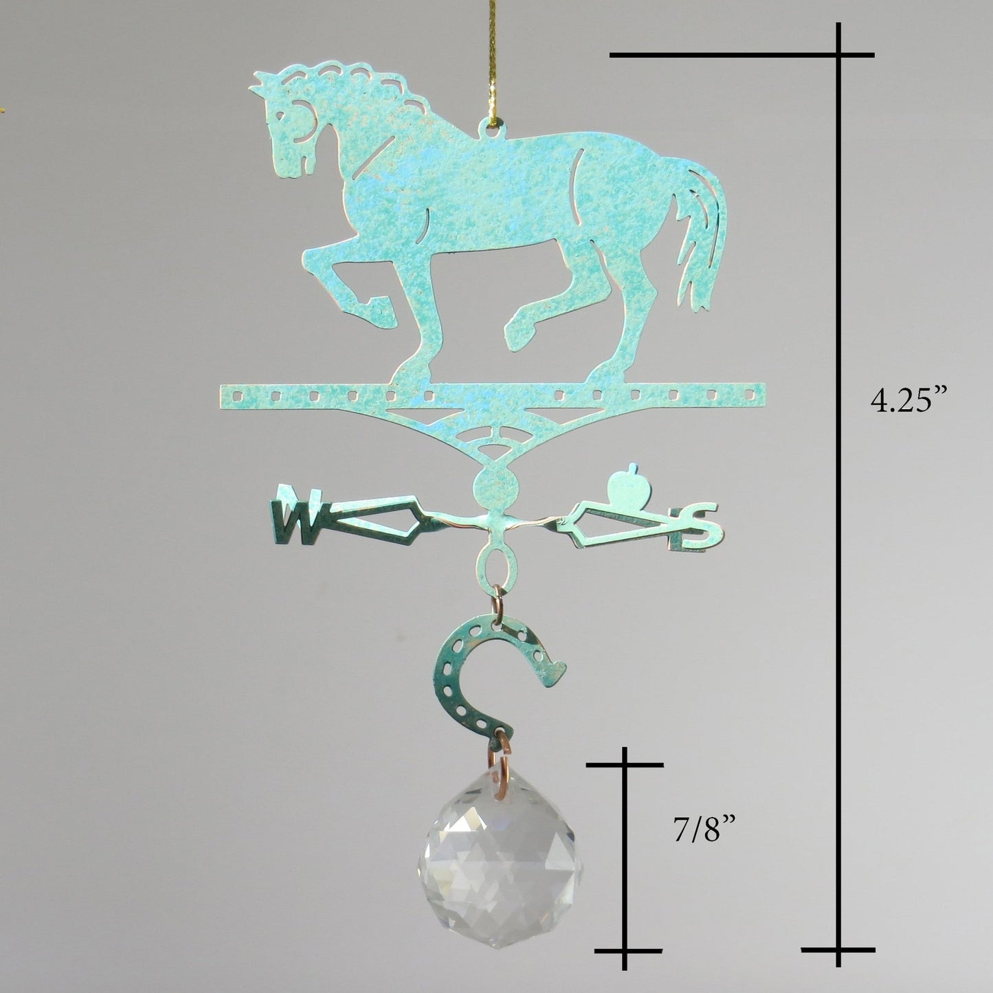 Suncatcher Horse Themed Weathervane - Wild Bunch Studio