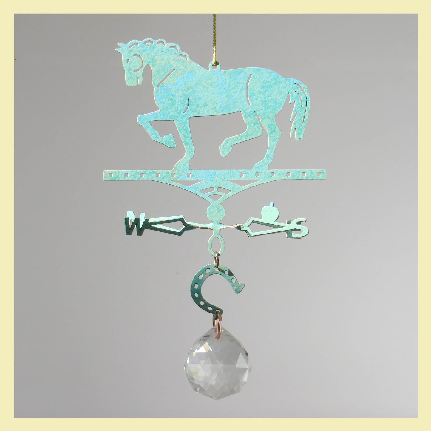 Suncatcher Horse Themed Weathervane - Wild Bunch Studio