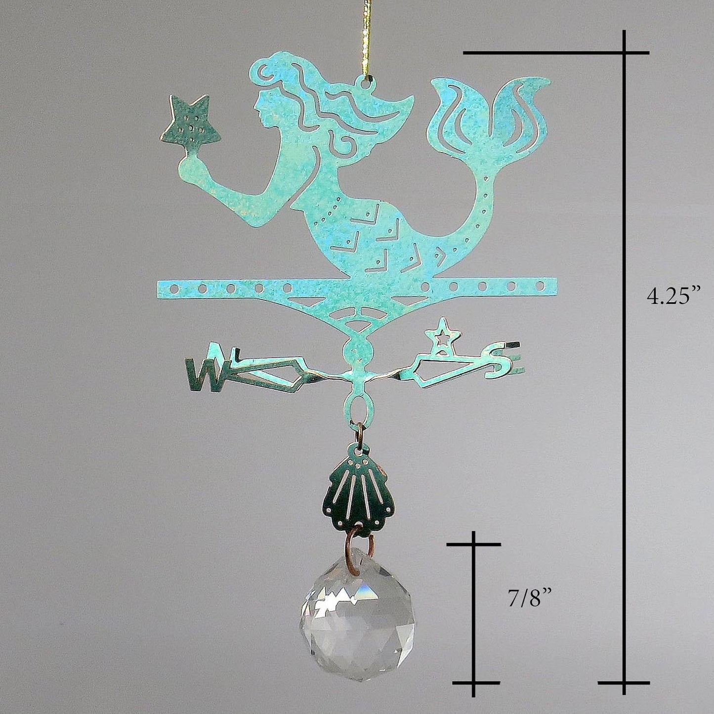 Suncatcher Mermaid Themed Weathervane - Wild Bunch Studio