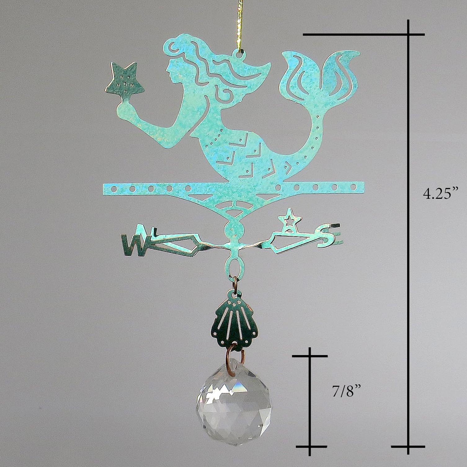 Suncatcher Mermaid Themed Weathervane - Wild Bunch Studio