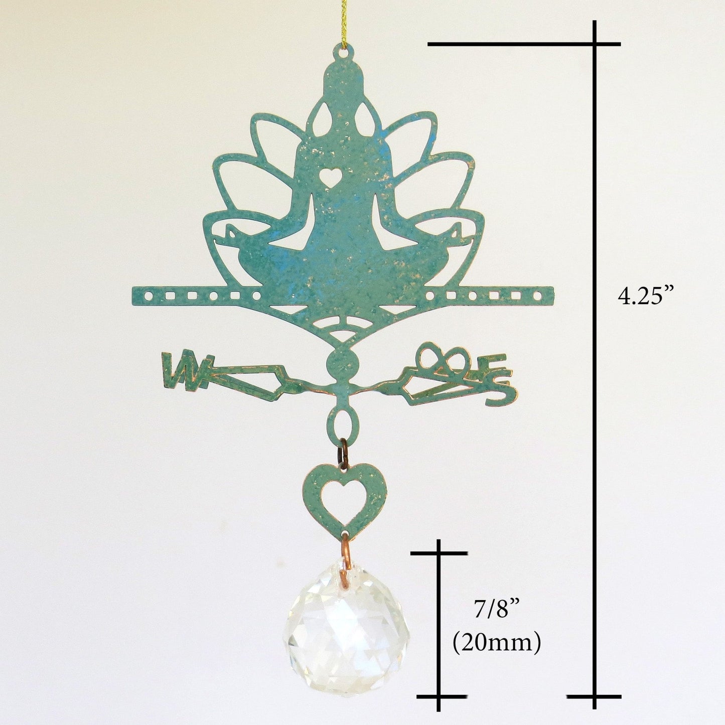 Suncatcher Yogi Themed Weathervane - Wild Bunch Studio