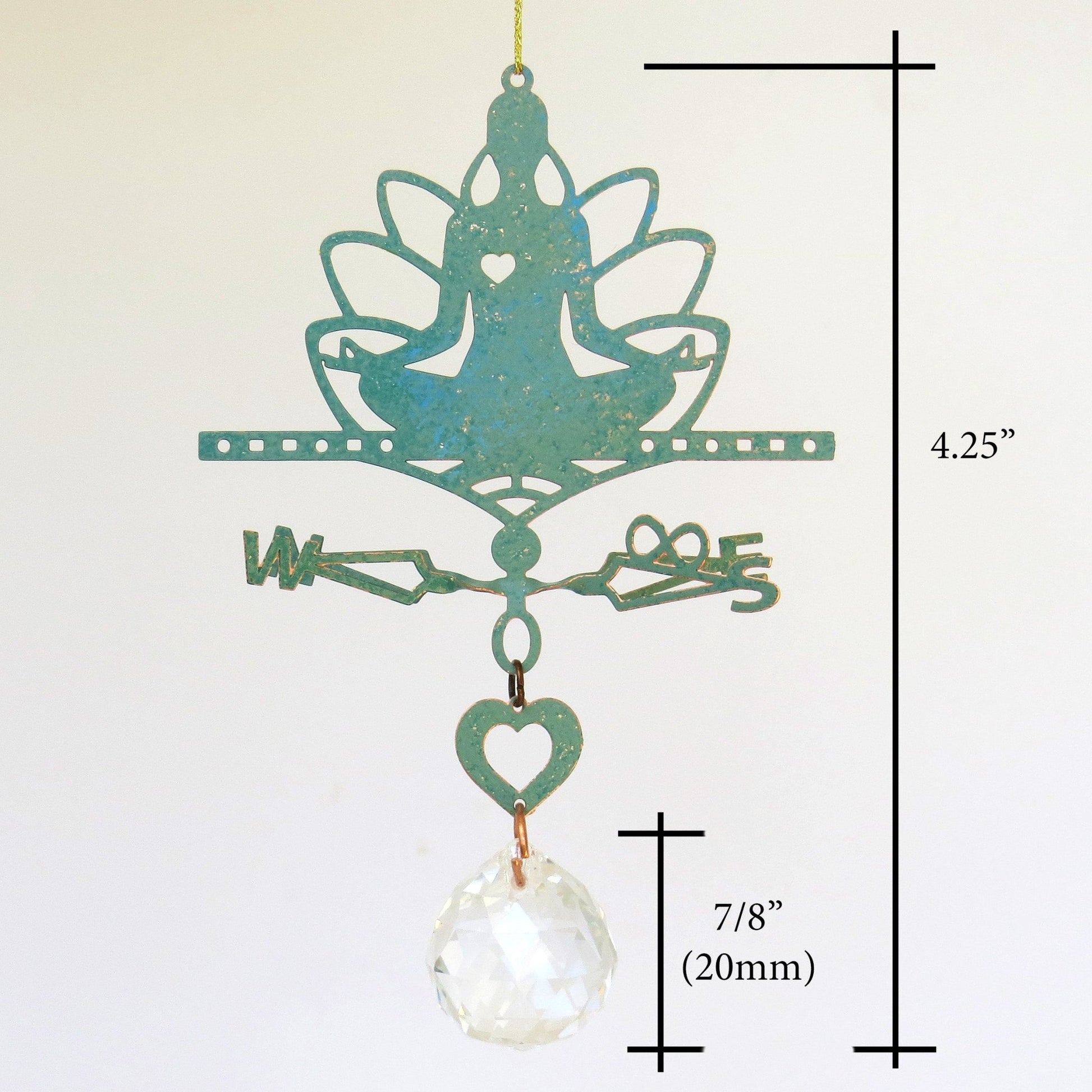Suncatcher Yogi Themed Weathervane - Wild Bunch Studio