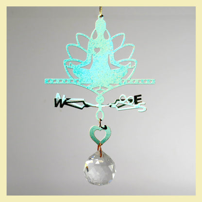 Suncatcher Yogi Themed Weathervane - Wild Bunch Studio