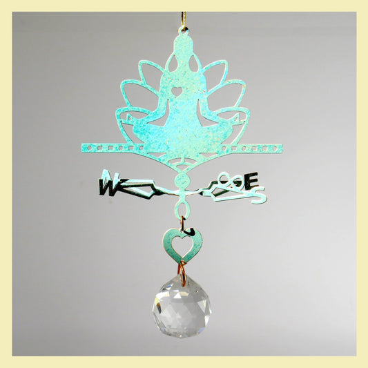 Suncatcher Yogi Themed Weathervane - Wild Bunch Studio
