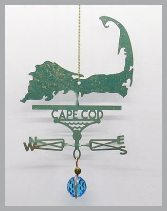 Cape Cod Silhouette Weathervane Ornament