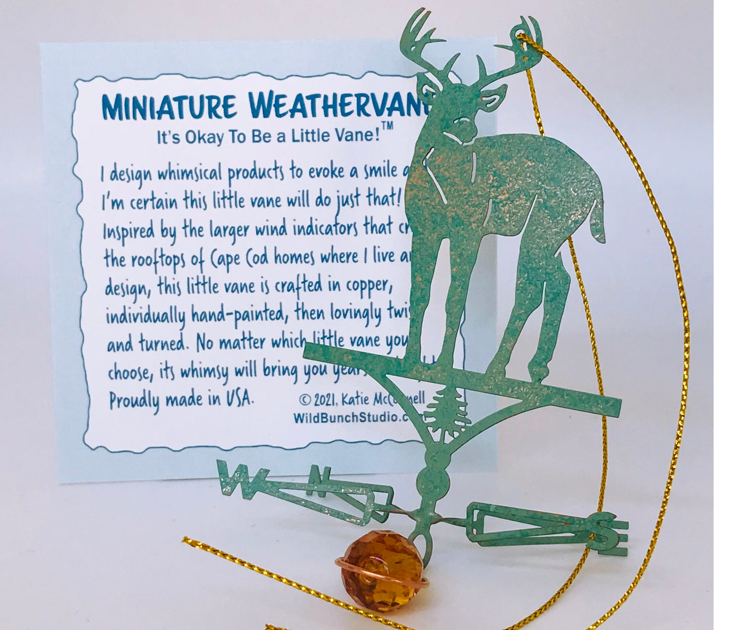 Deer Theme Ornament - Weathervane