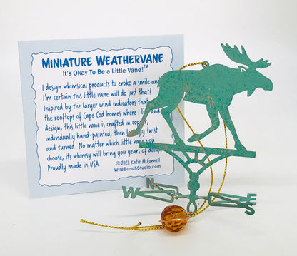 Moose Theme Ornament - Weathervane