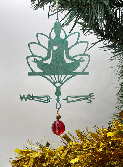 Yoga Theme Ornament - Weathervane