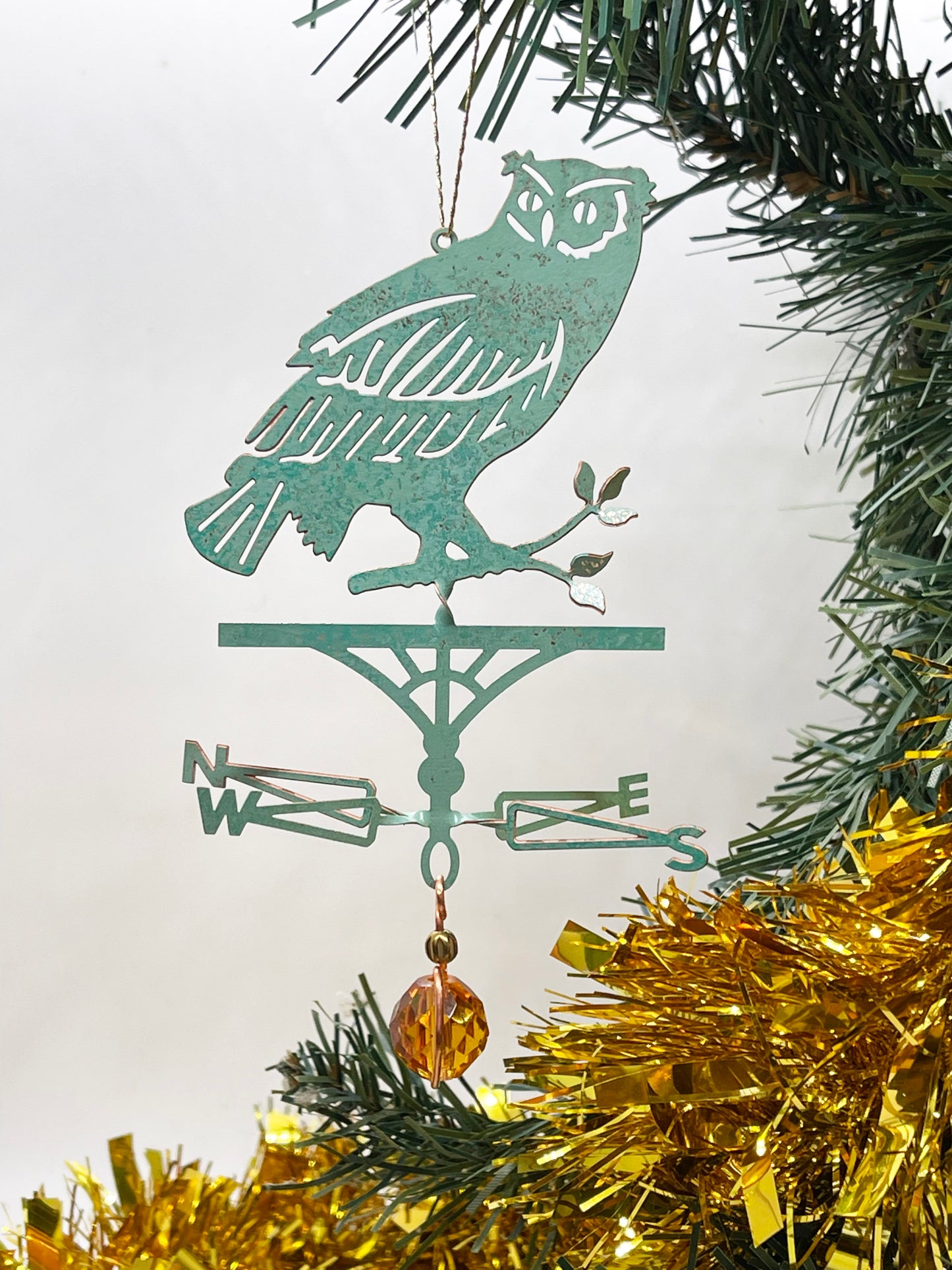 Owl Theme Ornament - Weathervane