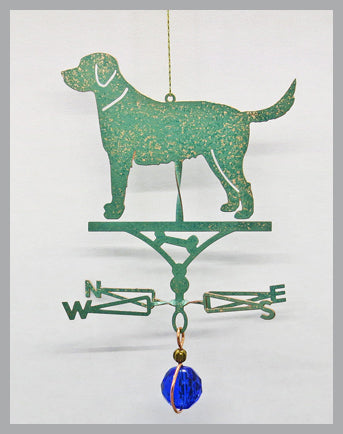lab dog themed ornament weathervane
