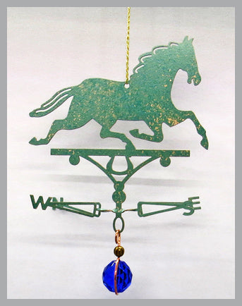 horse silhouette weathervane ornament